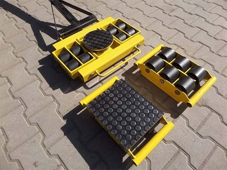 Zestaw wózków, rolki: 20x stal (nośność: 36 T) 12235623